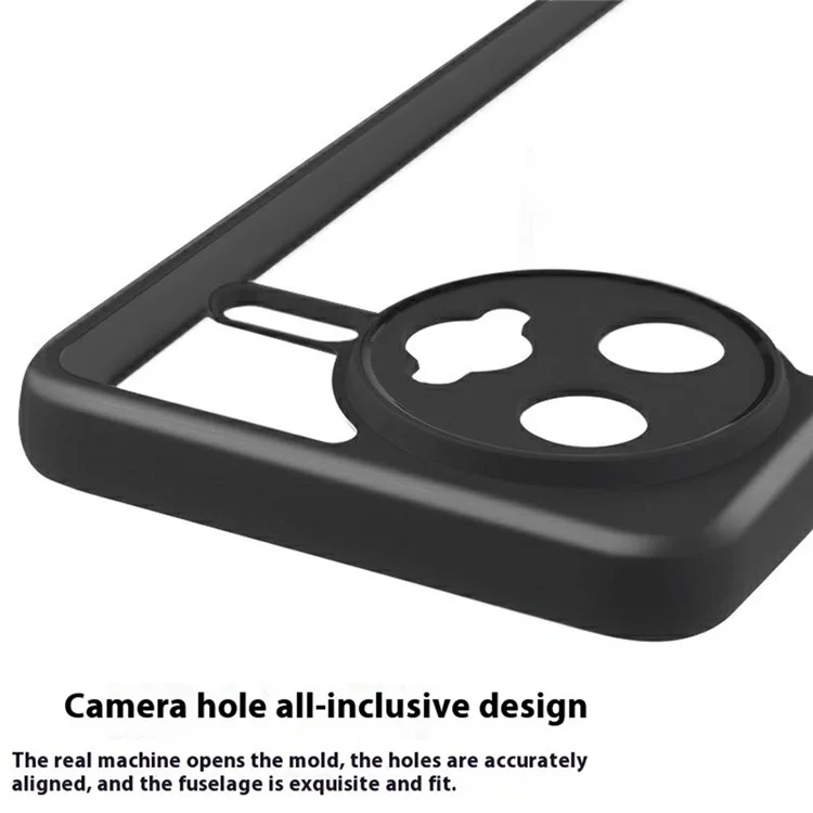 Custodia per Xiaomi Redmi K80 Pro 5G, resistente agli urti, in PC + TPU, cover posteriore trasparente