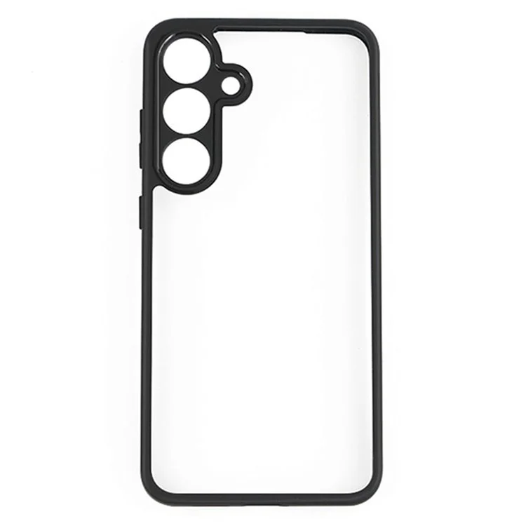 Funda para Samsung Galaxy S24 FE, a prueba de golpes, de PC + TPU, con tapa trasera transparente