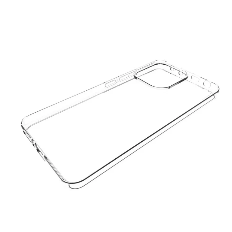 Coque de téléphone transparente et résistante aux marques d'eau pour Xiaomi Redmi Note 13 4G, en TPU.