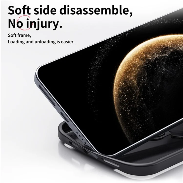 For Huawei Mate 70 Phone Case Compatible with MagSafe Kickstand Matte Back Cover - Black
