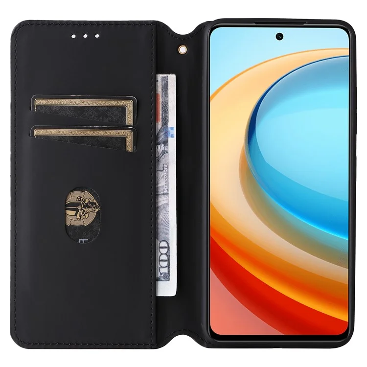 Für ZTE Blade A75 5G / nubia Focus Wallet Case Rhombus geprägtes Leder-Handyhülle - Silber
