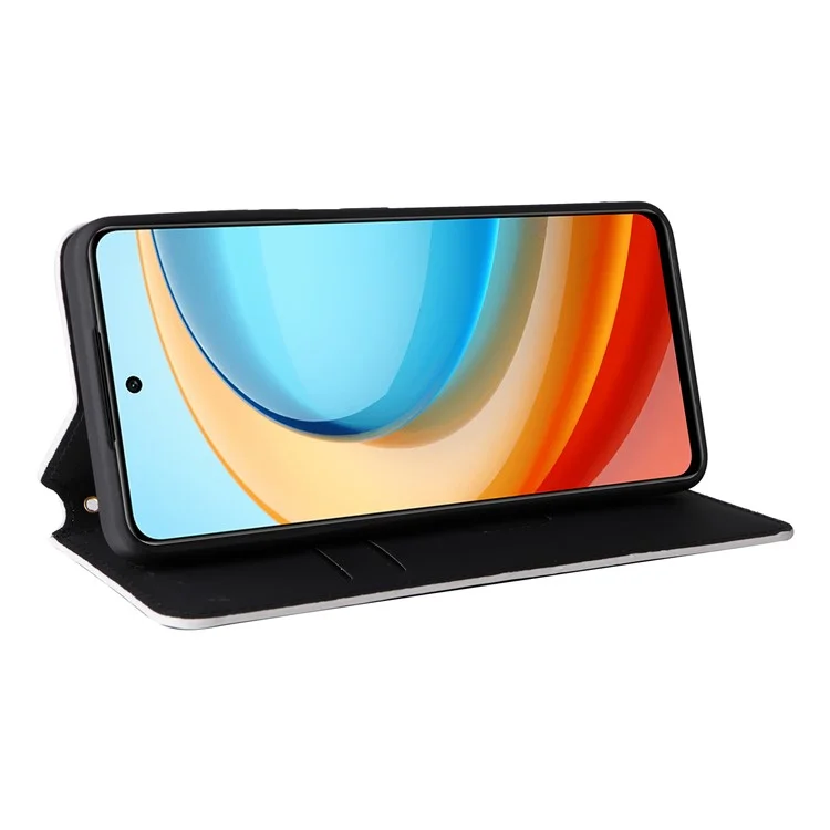 Für ZTE Blade A75 5G / nubia Focus Wallet Case Rhombus geprägtes Leder-Handyhülle - Silber