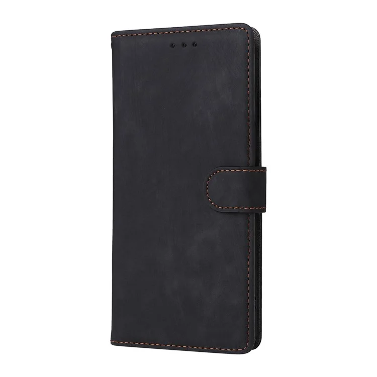 Для ZTE nubia Music Wallet Case RFID Blocking PU Leather Cover Stand View - Черный
