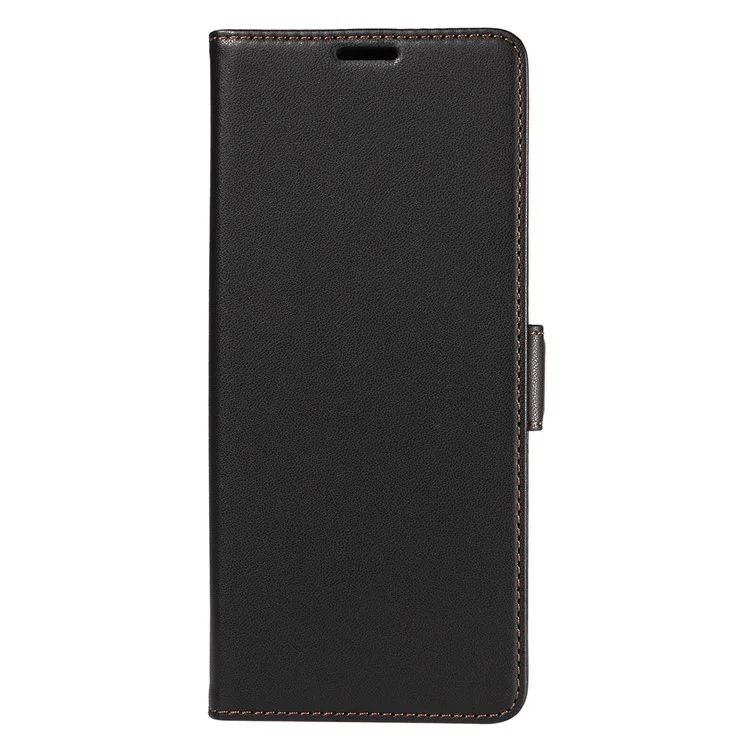For Samsung Galaxy A15 5G  /  4G Case Side Magnetic Clasp RFID Blocking Leather Phone Wallet Cover - Black