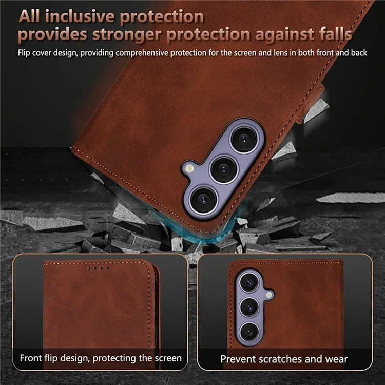 AZNS Custodia in pelle PU per Samsung Galaxy A56 5G - Nera