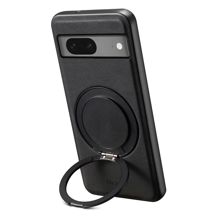 Capa magnética giratória com suporte para Google Pixel 7 5G da DENIOR A14 - Preta