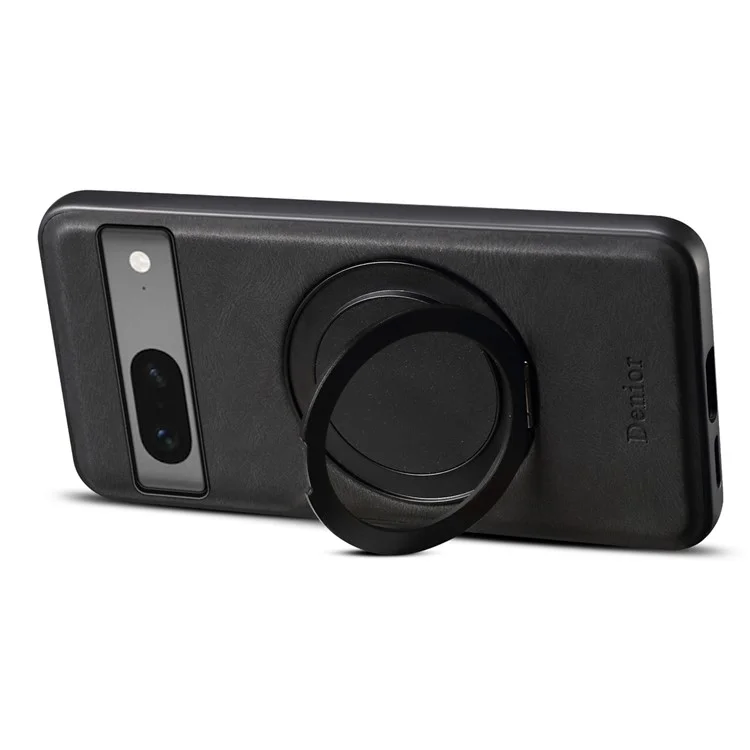 Capa magnética giratória com suporte para Google Pixel 7 5G da DENIOR A14 - Preta