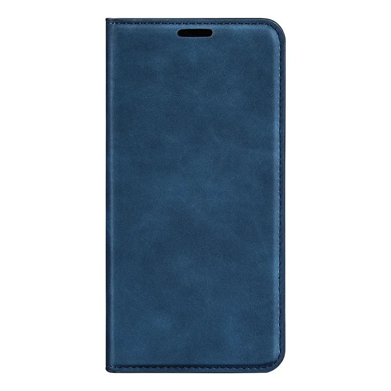 For Realme C75 4G Case Skin Touch Leather Wallet Phone Cover - Blue