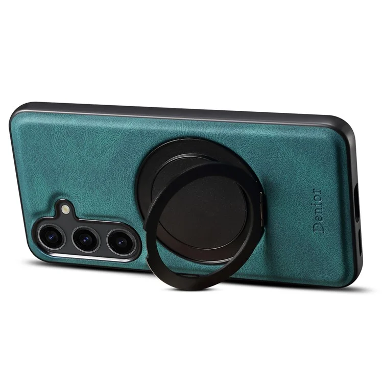 Capa magnética giratória com suporte para Samsung Galaxy S25+ DENIOR A14 - Azul