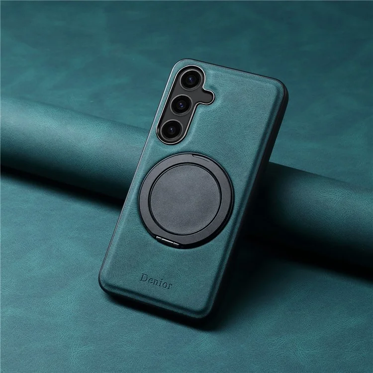 Capa magnética giratória com suporte para Samsung Galaxy S25+ DENIOR A14 - Azul