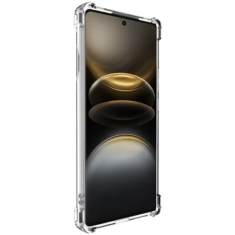 IMAK UX-4 Series Hülle für vivo X100 Ultra 5G, gerades Rahmendesign, stoßfest, klare TPU-Abdeckung