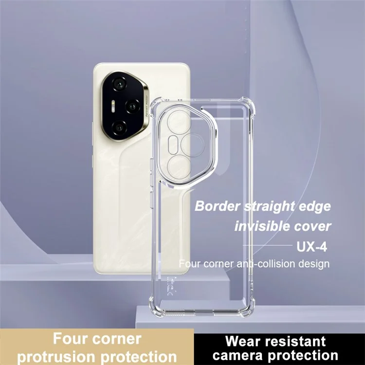 IMAK UX-4 Series For Honor 300 Pro Case Straight Frame Four Corner Shockproof Clear TPU Cover

Чехол IMAK UX-4 Series для Honor 300 Pro с прямой рамкой, защитой четырех углов и прозрачной TPU-крышкой