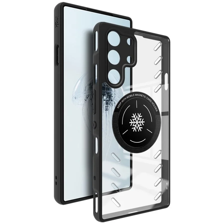 Coque de protection transparente pour ZTE nubia Red Magic 10 Pro 5G / 10 Pro+ 5G, en PC et TPU avec dissipation de chaleur.