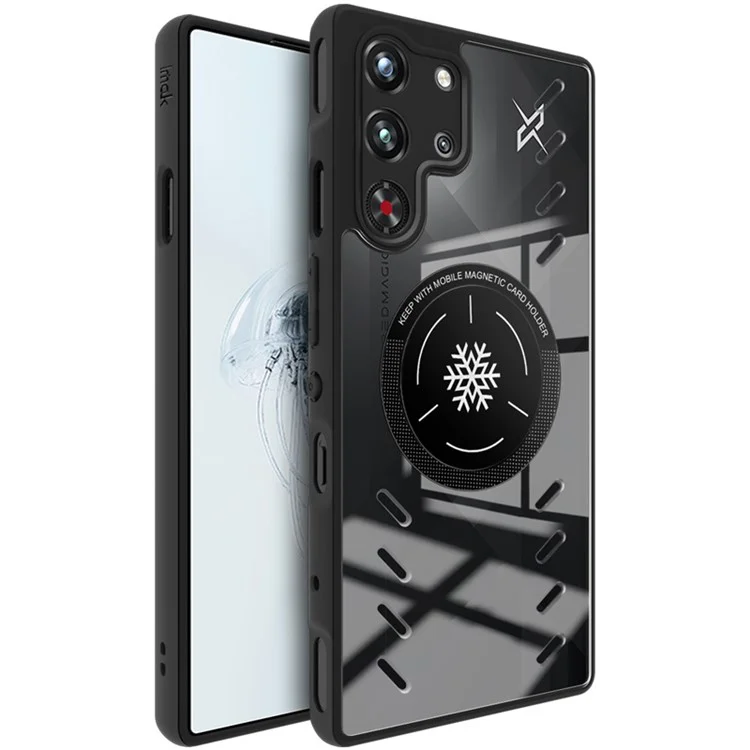 Coque de protection transparente pour ZTE nubia Red Magic 10 Pro 5G / 10 Pro+ 5G, en PC et TPU avec dissipation de chaleur.