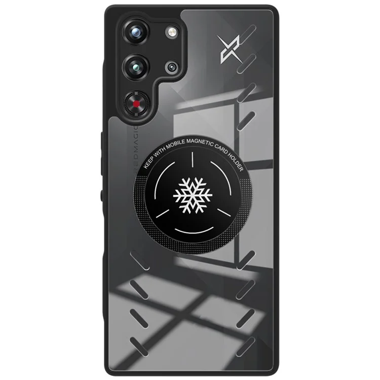 Coque de protection transparente pour ZTE nubia Red Magic 10 Pro 5G / 10 Pro+ 5G, en PC et TPU avec dissipation de chaleur.