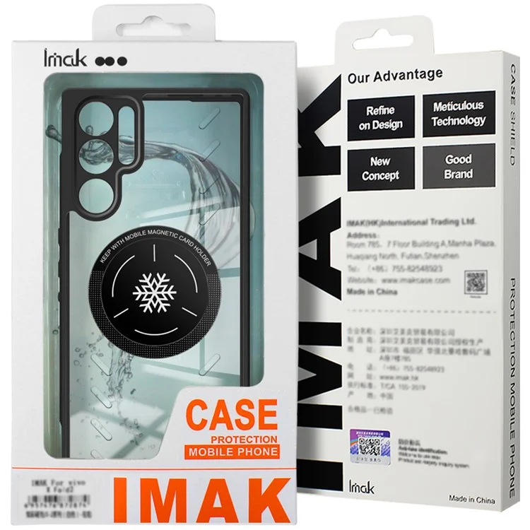 Coque de protection transparente pour ZTE nubia Red Magic 10 Pro 5G / 10 Pro+ 5G, en PC et TPU avec dissipation de chaleur.
