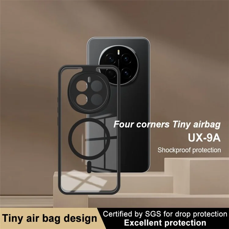 Coque transparente IMAK For Honor Magic7 5G compatible avec MagSafe Tiny Airbag en PC TPU