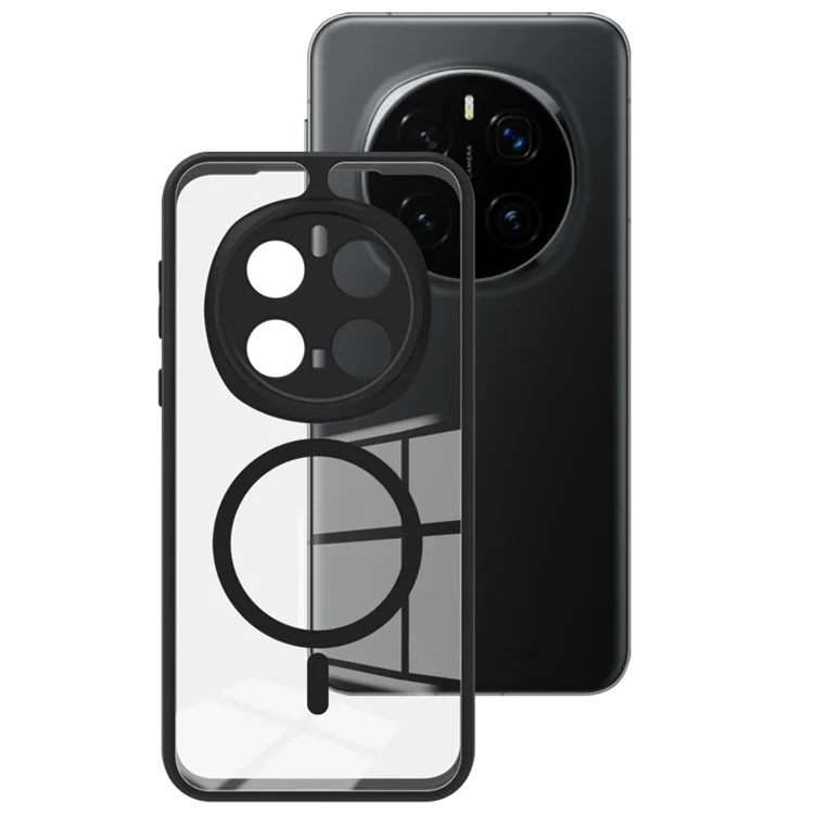 Coque de protection IMAK UX-9A pour Honor Magic7 Pro 5G, compatible MagSafe, avec un petit airbag en PC TPU transparent.
