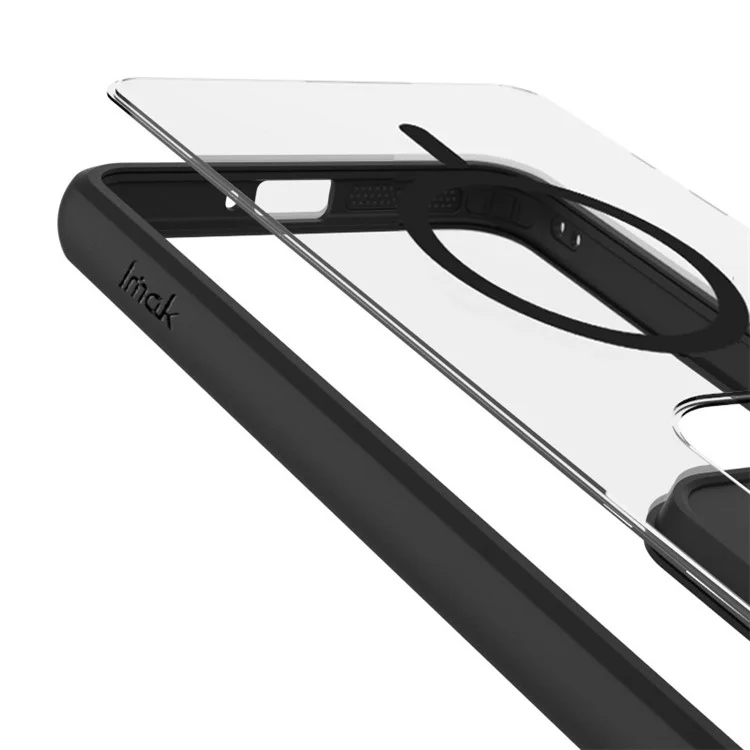 Coque de protection IMAK UX-9A pour Honor Magic7 Pro 5G, compatible MagSafe, avec un petit airbag en PC TPU transparent.