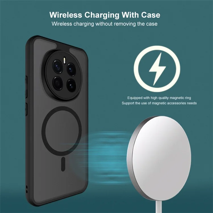 Coque de téléphone IMAK UX-9B pour Honor Magic7 5G compatible avec MagSafe, en PC et TPU mat.