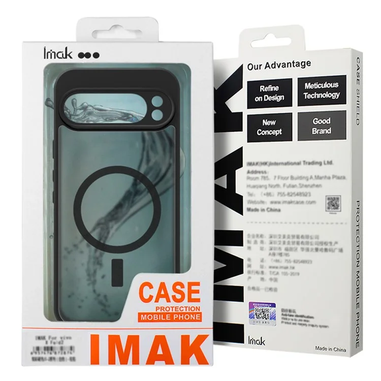 Coque de téléphone IMAK UX-9B pour Honor Magic7 5G compatible avec MagSafe, en PC et TPU mat.