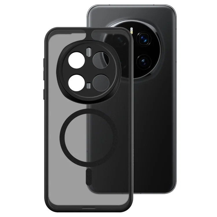 Coque de téléphone IMAK UX-9B compatible avec Honor Magic7 Pro 5G, avec support de charge MagSafe, en PC et TPU mat.