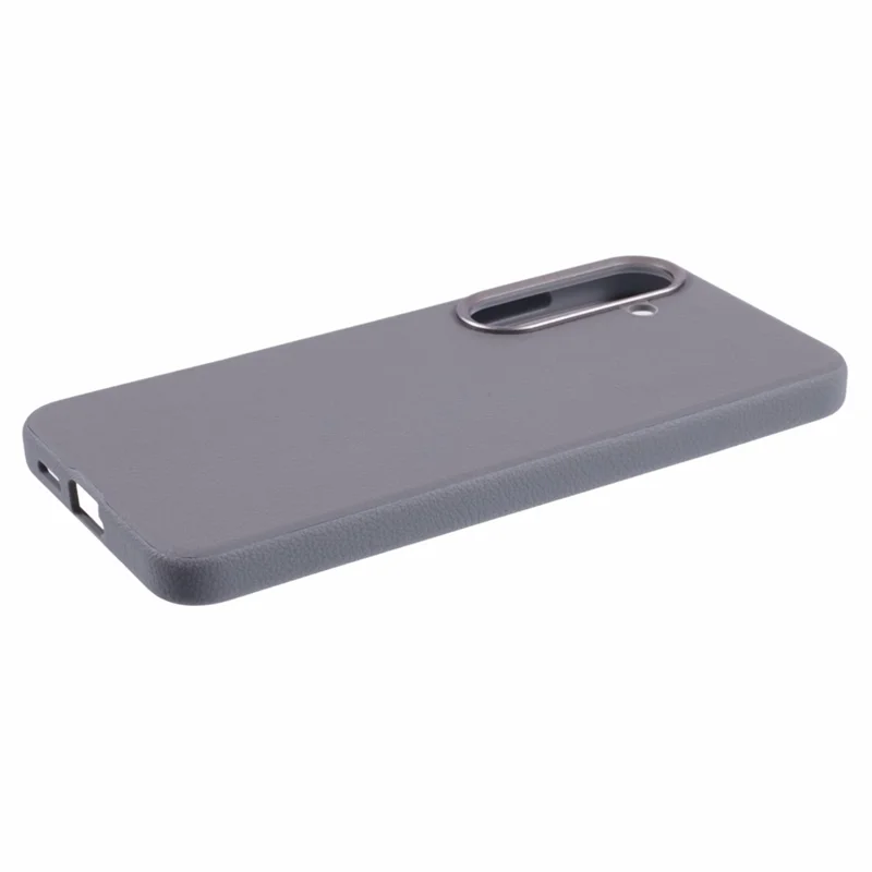 X-LEVEL For Samsung Galaxy S25 Case PU Leather Hard PC Back Phone Cover - Grey
