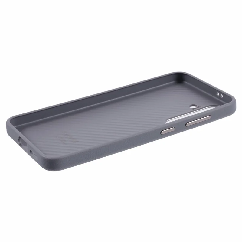 X-LEVEL For Samsung Galaxy S25 Case PU Leather Hard PC Back Phone Cover - Grey