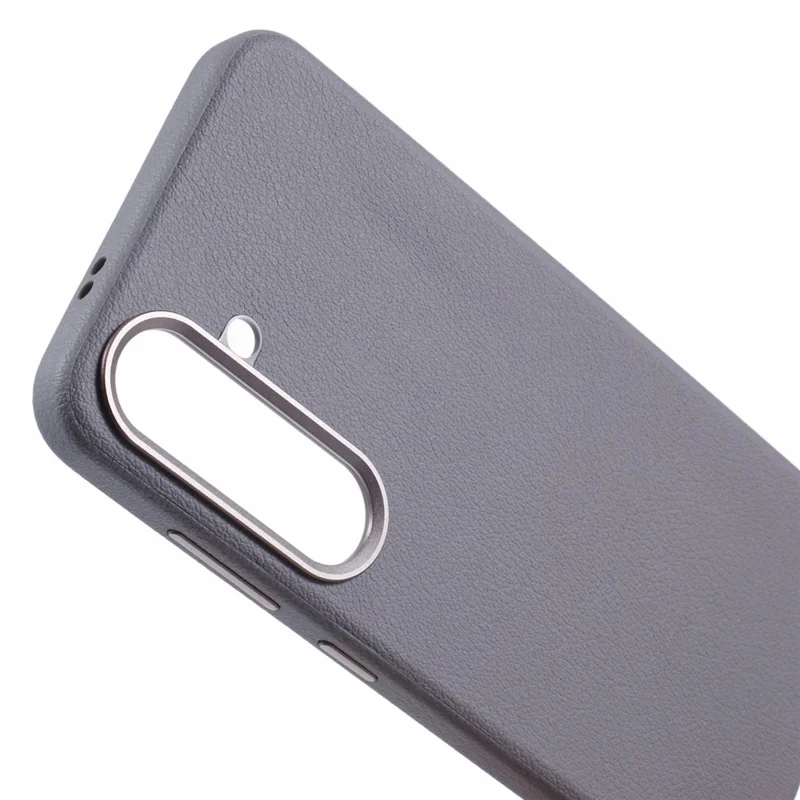 X-LEVEL For Samsung Galaxy S25 Case PU Leather Hard PC Back Phone Cover - Grey