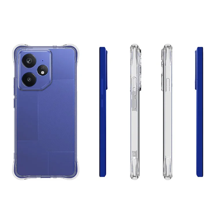 Для Realme Neo7 5G TPU чехол для телефона, нескользящий прозрачный чехол для мобильного телефона