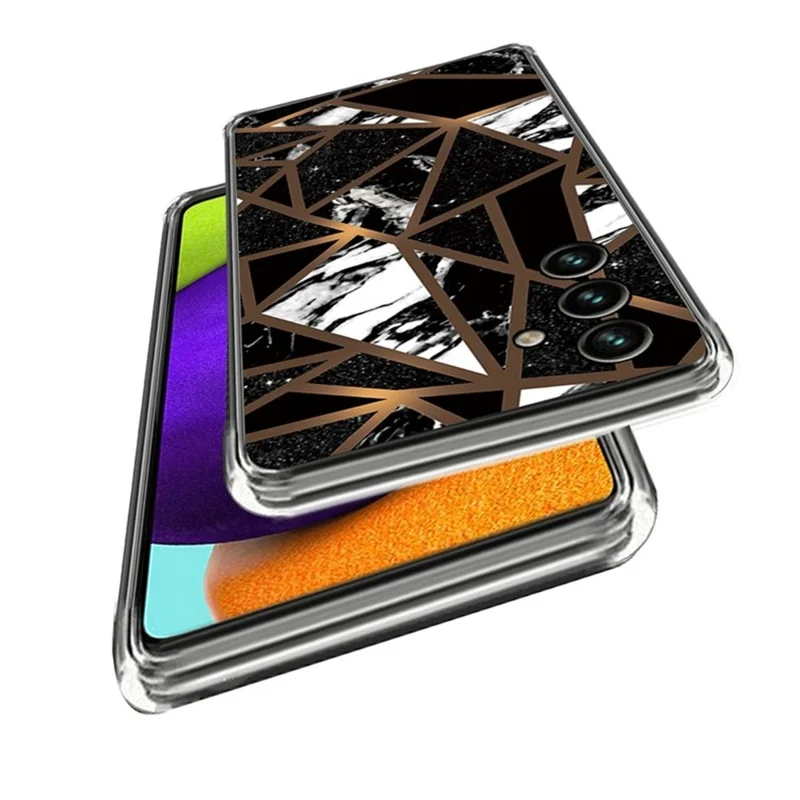 For Samsung Galaxy A16 5G  /  4G Case Abstract Marble Pattern Printing TPU Phone Cover - Style B