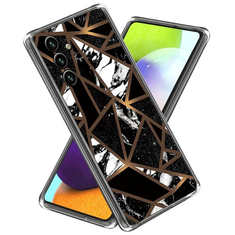 Capa para Samsung Galaxy A26 5G - Estilo A - Padrão de mármore abstrato impresso em TPU