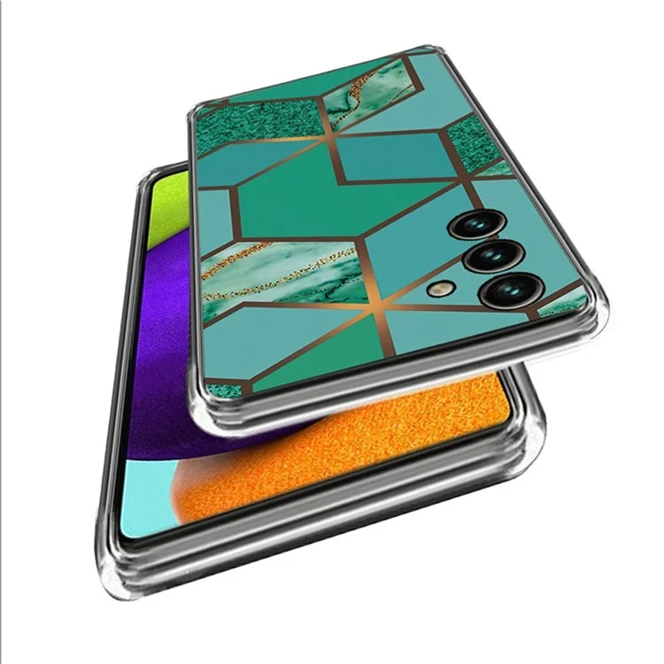 Capa para Samsung Galaxy A56 5G Estampa de Mármore Abstrata Impressão TPU Capa de Telefone - Estilo A