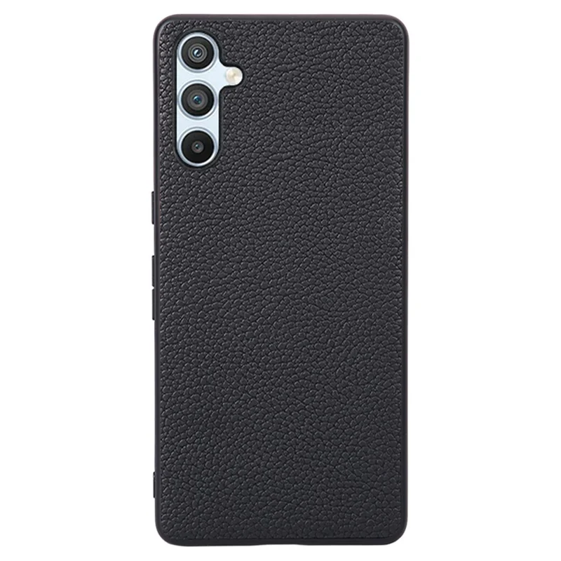 For Samsung Galaxy A26 5G Case Litchi Texture Anti-Drop TPU + PU Leather Phone Protective Cover - Black