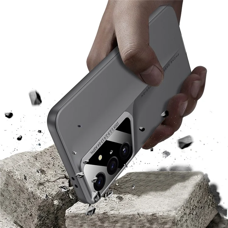 Чехол GKK для Samsung Galaxy S25+ Slim Hard PC Protective Phone Cover - Титановый серый
