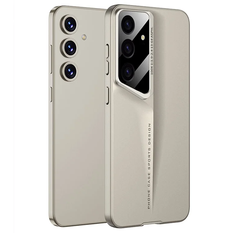 GKK Schutzhülle für Samsung Galaxy S25 - Schlanke, harte PC-Schutzhülle - Titangrau
