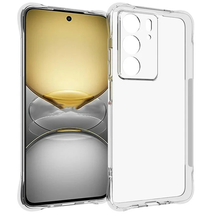 Funda de teléfono móvil TPU para Realme C75 antideslizante y transparente