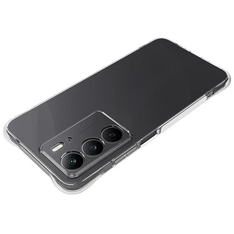 Funda de teléfono móvil TPU para Realme C75 antideslizante y transparente