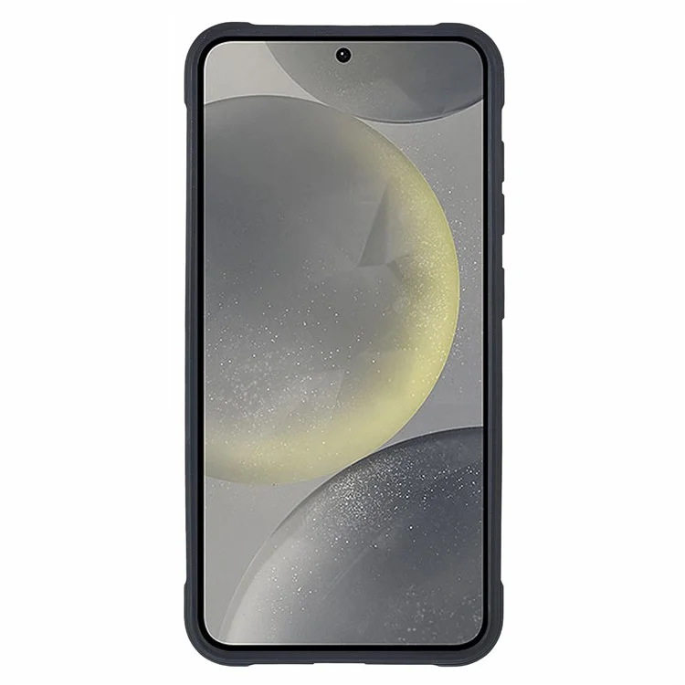 Coque pour Samsung Galaxy S25+ / S24+ compatible avec le couvercle de l'objectif MagSafe, le support et le dos mat - Noir