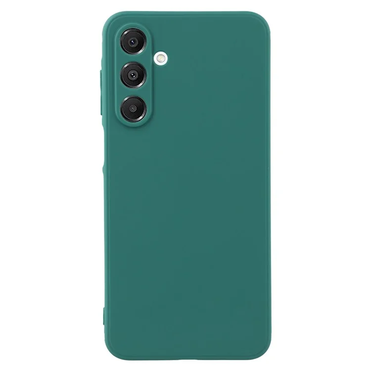 For Samsung Galaxy A16 4G / 5G Case Precise Cutouts Straight Edge TPU Shockproof Phone Cover - Army Green