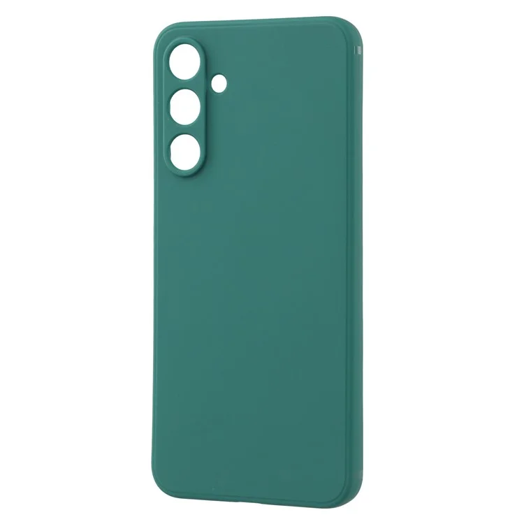 For Samsung Galaxy A16 4G / 5G Case Precise Cutouts Straight Edge TPU Shockproof Phone Cover - Army Green