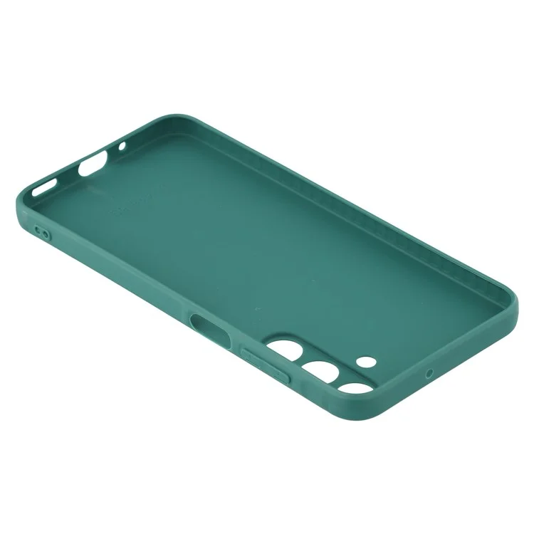 For Samsung Galaxy A16 4G / 5G Case Precise Cutouts Straight Edge TPU Shockproof Phone Cover - Army Green