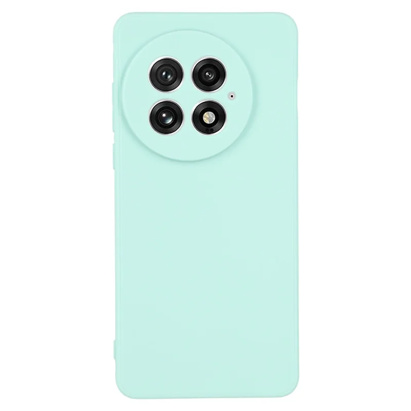 For OnePlus 13 Case Precise Cutouts Straight Edge TPU Shockproof Phone Cover - Baby Blue