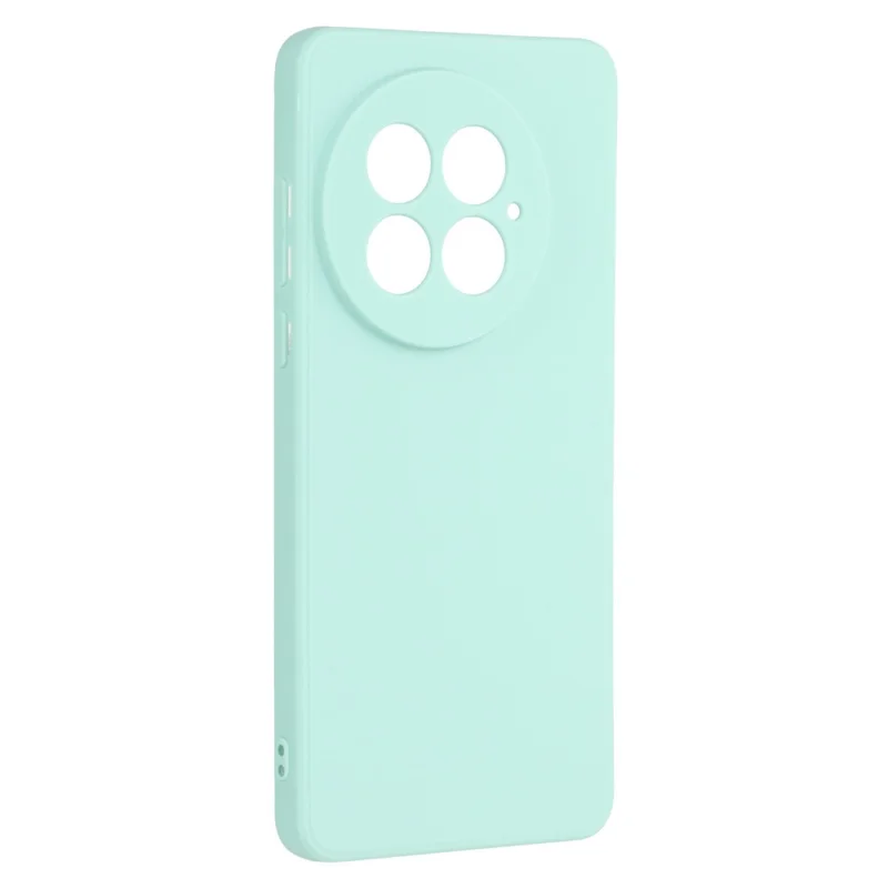 For OnePlus 13 Case Precise Cutouts Straight Edge TPU Shockproof Phone Cover - Baby Blue