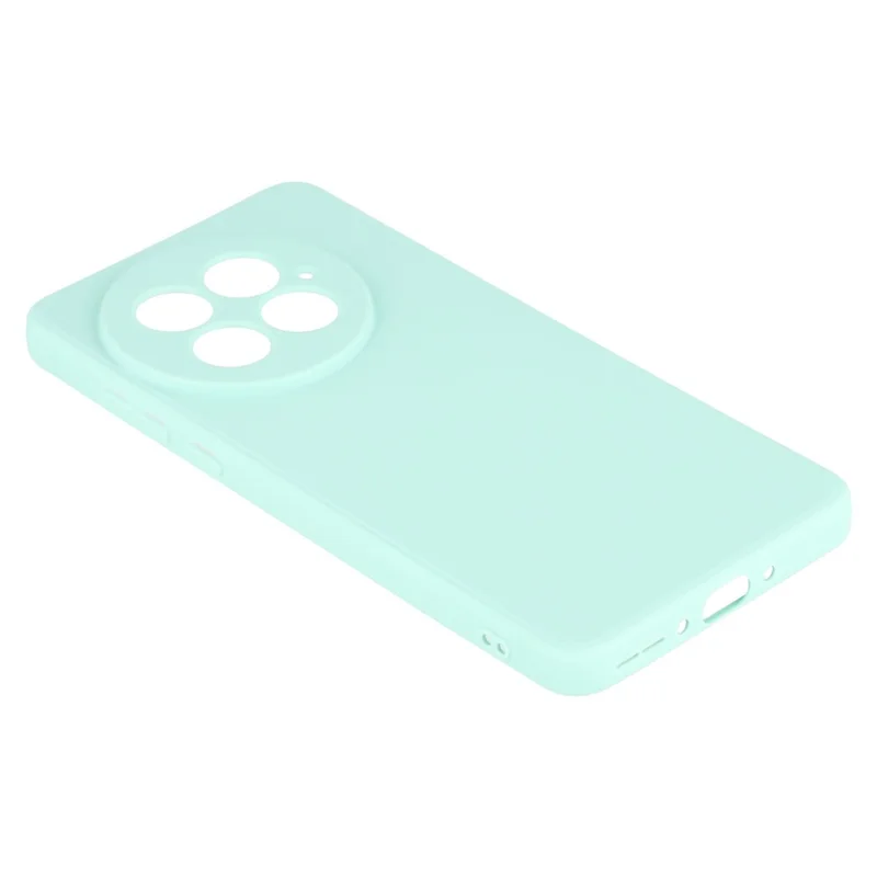 For OnePlus 13 Case Precise Cutouts Straight Edge TPU Shockproof Phone Cover - Baby Blue