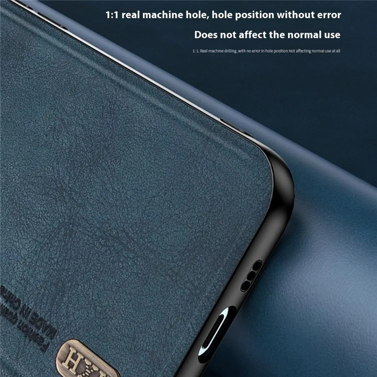 Für Samsung Galaxy S24 FE Hülle Retro Textur Matt TPU + PU Leder Rückseite Unterstützung Magnetischer Autohalter - Blau