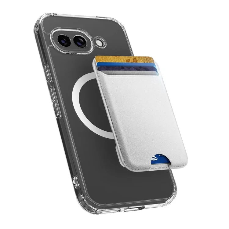 Étui transparent pour Google Pixel 9a, en TPU + acrylique, avec coque magnétique compatible MagSafe