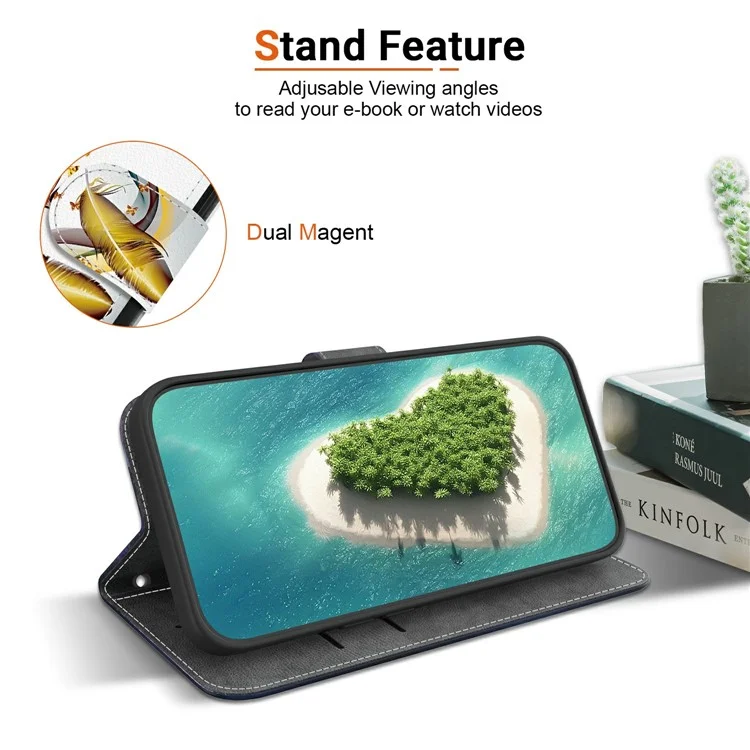Für Xiaomi Redmi Note 13 Pro 4G / Poco M6 Pro 4G Hülle Muster Drucken Anti-Drop Leder Brieftasche Handyhülle mit Schlüsselband - Goldener Schmetterlingsfeder