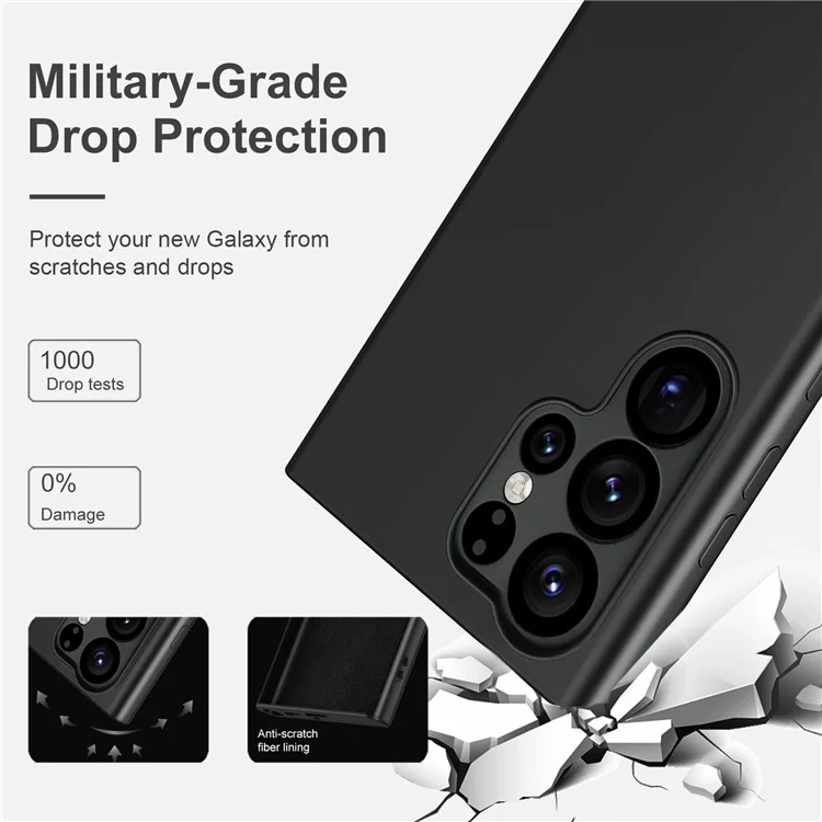 For Samsung Galaxy S25 Ultra Case Compatible with MagSafe Rubberized TPU Phone Cover