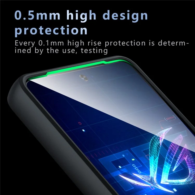 Custodia per Asus ROG Phone 9 Pro 5G / Phone 9 5G, resistente agli urti, in TPU + PC, con retro opaco.